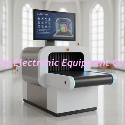 Scanner per bagagli a raggi X per chiese con supporto multilingue e sistema operativo Windows 10, ideale per controlli di sicurezza